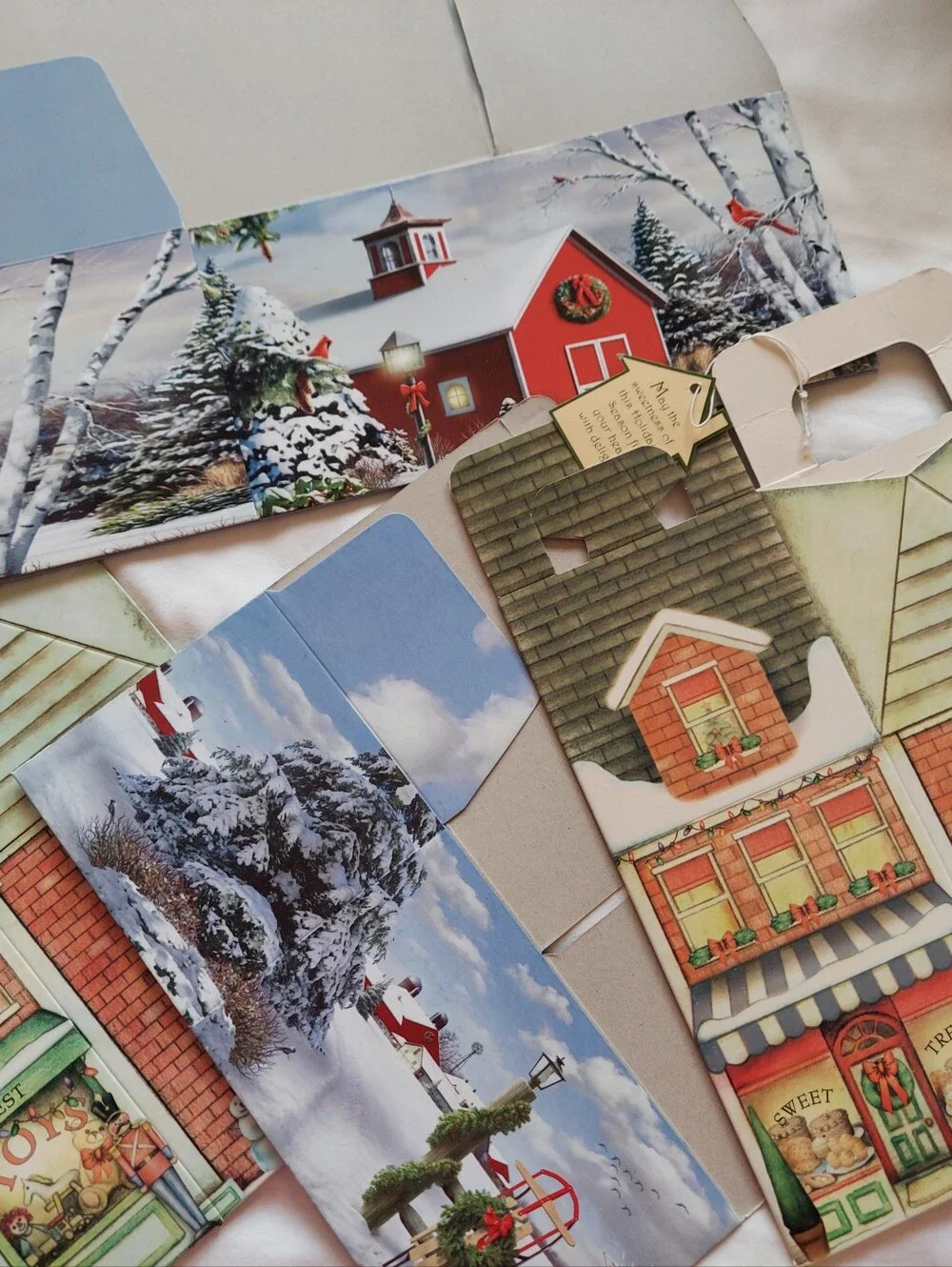 NWT Holiday Gift PackagingAssortment, Decorative & White Boxes,Bags,Variety,42pc